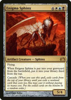2012 Magic the Gathering Planechase 2012 #89 Enigma Sphinx Front