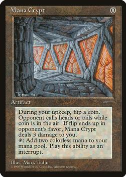 1994 Magic the Gathering HarperPrism Book Promos #NNO Mana Crypt Front