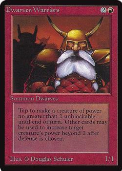 1993 Magic the Gathering International Collectors' Edition #NNO Dwarven Warriors Front