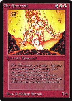 1993 Magic the Gathering International Collectors' Edition #NNO Fire Elemental Front