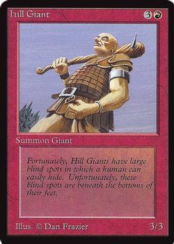 1993 Magic the Gathering International Collectors' Edition #NNO Hill Giant Front