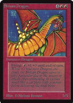 1993 Magic the Gathering International Collectors' Edition #NNO Shivan Dragon Front
