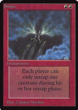 1993 Magic the Gathering International Collectors' Edition #NNO Smoke Front