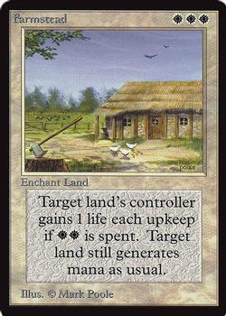1993 Magic the Gathering International Collectors' Edition #NNO Farmstead Front