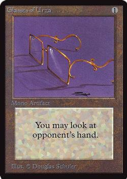1993 Magic the Gathering International Collectors' Edition #NNO Glasses of Urza Front