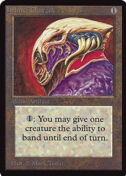 1993 Magic the Gathering International Collectors' Edition #NNO Helm of Chatzuk Front