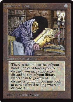 1993 Magic the Gathering International Collectors' Edition #NNO Library of Leng Front