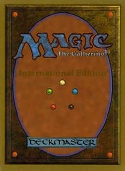 1993 Magic the Gathering International Collectors' Edition #NNO Karma Back