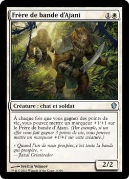 2013 Magic the Gathering Commander 2013 French #3 Frère de bande d'Ajani Front