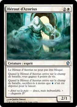 2013 Magic the Gathering Commander 2013 French #6 Héraut d'Azorius Front
