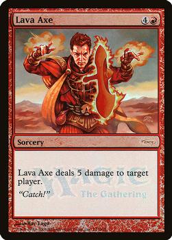 2008 Magic the Gathering Gateway 2008 #13DCI Lava Axe Front