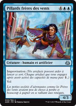 2017 Magic the Gathering Aether Revolt French #50 Pillards frères des vents Front
