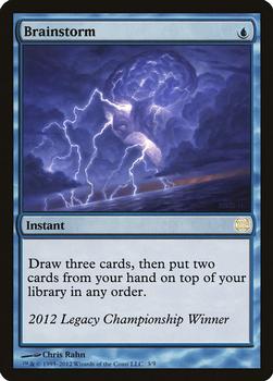 2012 Magic the Gathering Miscellaneous Promos #3 Brainstorm Front