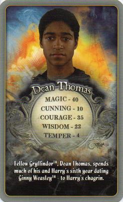 2009 Top Trumps Specials Harry Potter and The Half-Blood Prince #NNO Dean Thomas Front