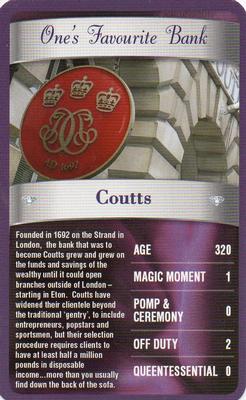 2012 Top Trumps The Diamond Jubilee One's Favourite Things #NNO Coutts Front