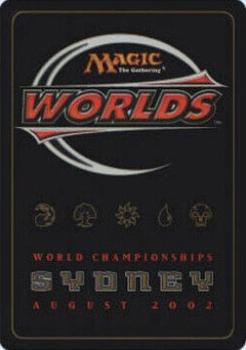 2002 Magic the Gathering World Championship Decks #33 Circular Logic Back