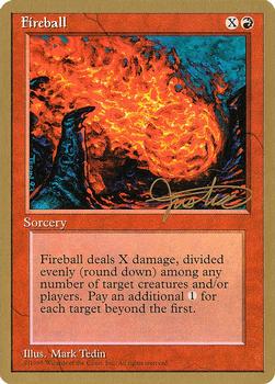 1996 Magic the Gathering Pro Tour #NNO Fireball Front