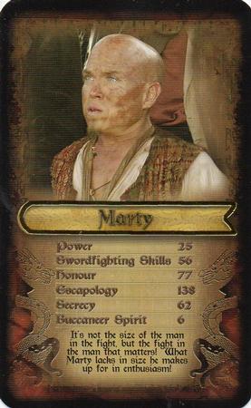 2007 Top Trumps Specials Pirates of the Caribbean At World's End #NNO Marty Front