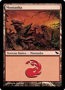 2008 Magic the Gathering Shadowmoor Portuguese #295 Montanha Front