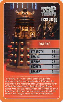 2013 Top Trumps Doctor Who #NNO Daleks Front