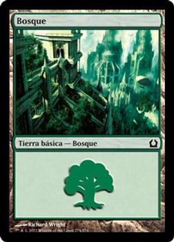 2012 Magic the Gathering Return to Ravnica Spanish #272 Bosque Front