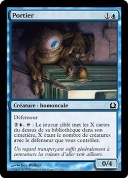 2012 Magic the Gathering Return to Ravnica French #37 Portier Front