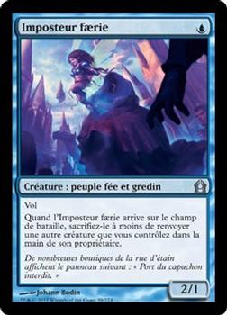 2012 Magic the Gathering Return to Ravnica French #39 Imposteur faerie Front