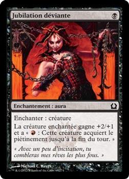 2012 Magic the Gathering Return to Ravnica French #65 Jubilation déviante Front