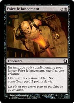2012 Magic the Gathering Return to Ravnica French #69 Faire le lancement Front
