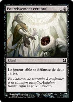 2012 Magic the Gathering Return to Ravnica French #70 Pourrissement cérébral Front