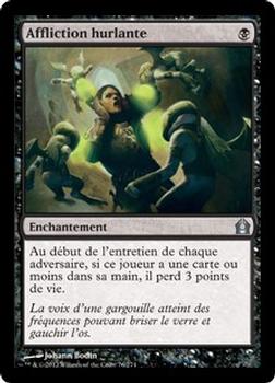 2012 Magic the Gathering Return to Ravnica French #76 Affliction hurlante Front
