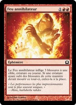 2012 Magic the Gathering Return to Ravnica French #85 Feu annihilateur Front