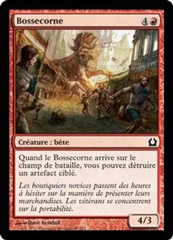 2012 Magic the Gathering Return to Ravnica French #87 Bossecorne Front