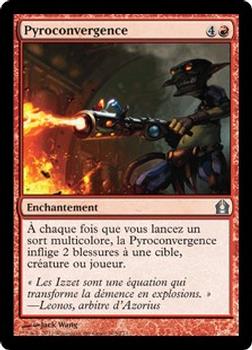 2012 Magic the Gathering Return to Ravnica French #103 Pyroconvergence Front