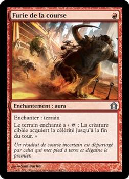 2012 Magic the Gathering Return to Ravnica French #104 Furie de la course Front