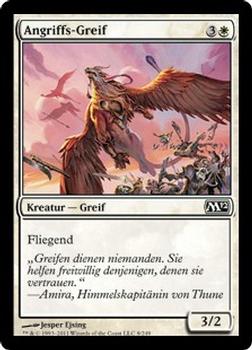 2011 Magic the Gathering 2012 Core Set German #8 Angriffs-Greif Front