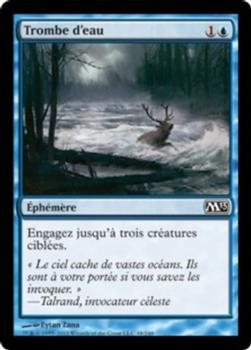 2012 Magic the Gathering 2013 Core Set French #48 Trombe d'eau Front