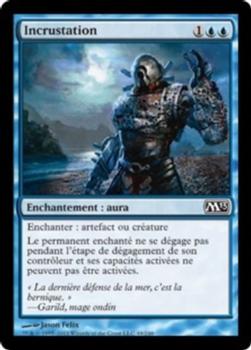 2012 Magic the Gathering 2013 Core Set French #49 Incrustation Front