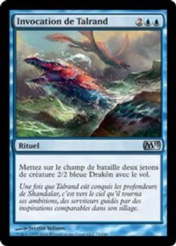 2012 Magic the Gathering 2013 Core Set French #73 Invocation de Talrand Front