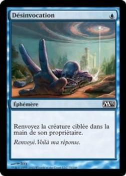 2012 Magic the Gathering 2013 Core Set French #75 Désinvocation Front