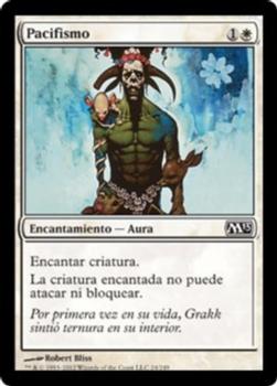 2012 Magic the Gathering 2013 Core Set Spanish #24 Pacifismo Front