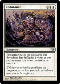 2008 Magic the Gathering Eventide French #5 Endurance Front