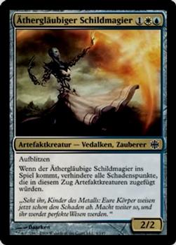 2009 Magic the Gathering Alara Reborn German #4 Äthergläubiger Schildmagier Front