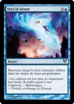 2012 Magic the Gathering Avacyn Restored French #62 Vers le néant Front