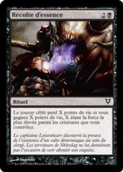 2012 Magic the Gathering Avacyn Restored French #100 Récolte d'essence Front
