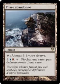 2012 Magic the Gathering Avacyn Restored French #227 Phare abandonné Front