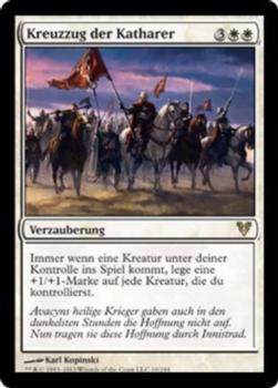 2012 Magic the Gathering Avacyn Restored German #10 Kreuzzug der Katharer Front