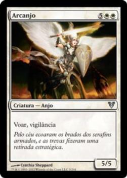2012 Magic the Gathering Avacyn Restored Portuguese #5 Arcanjo Front