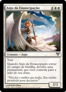 2012 Magic the Gathering Avacyn Restored Portuguese #19 Anjo da Emancipação Front