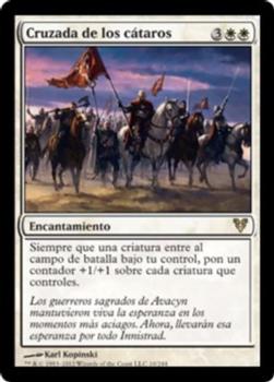 2012 Magic the Gathering Avacyn Restored Spanish #10 Cruzada de los cátaros Front